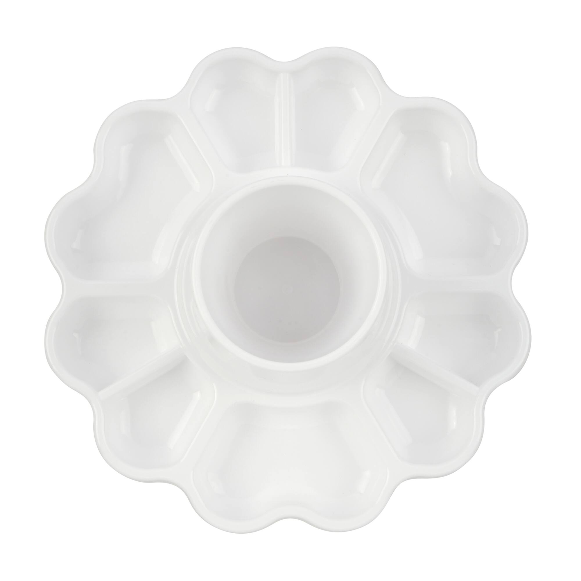 8.25" White Paint & Water Cup Tray by Craft Smart™